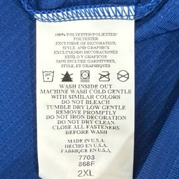 Kansas City Royals Baseball Jersey Shirt Women's XXL NWT - Picture 8 of 8